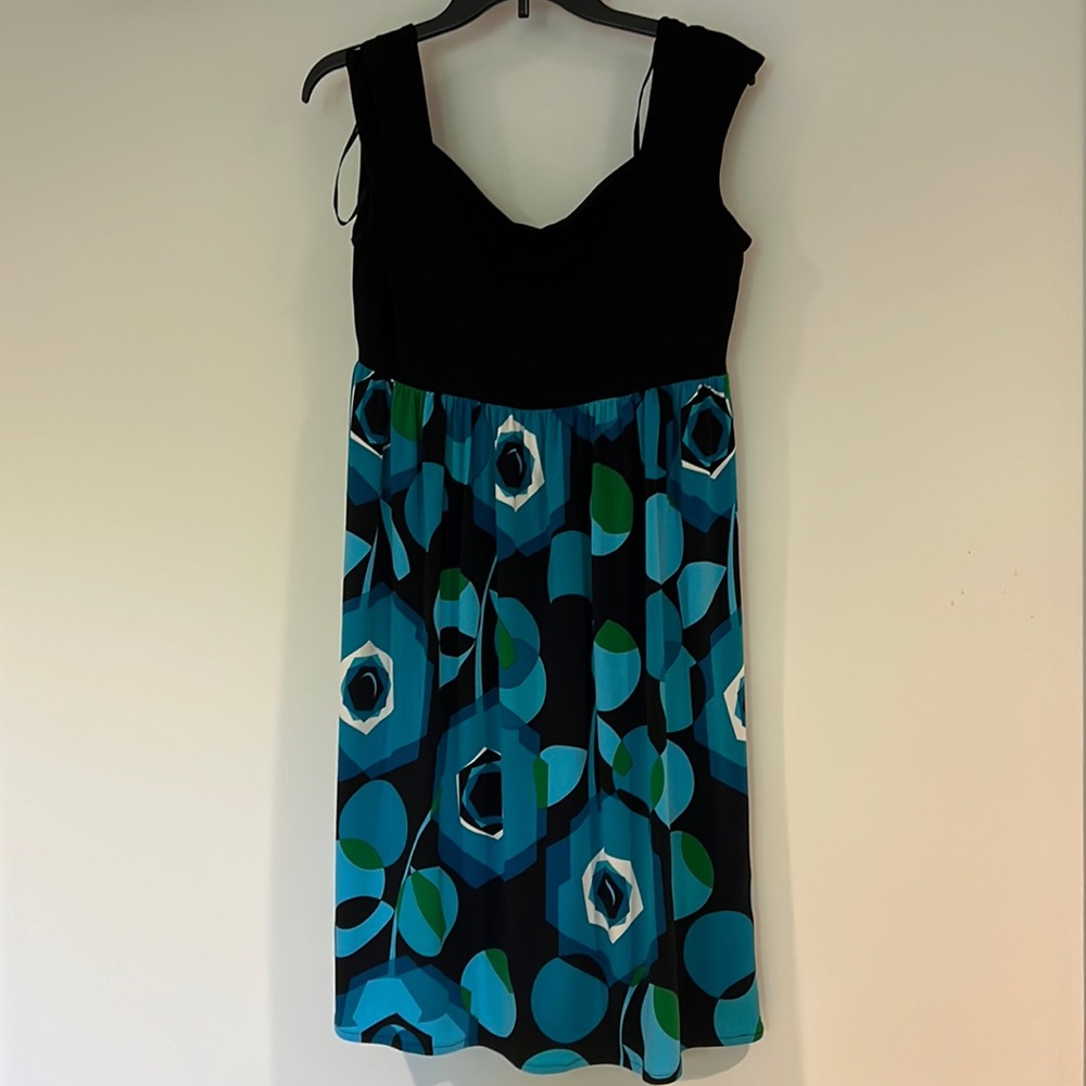 Women’s empire waste dress.